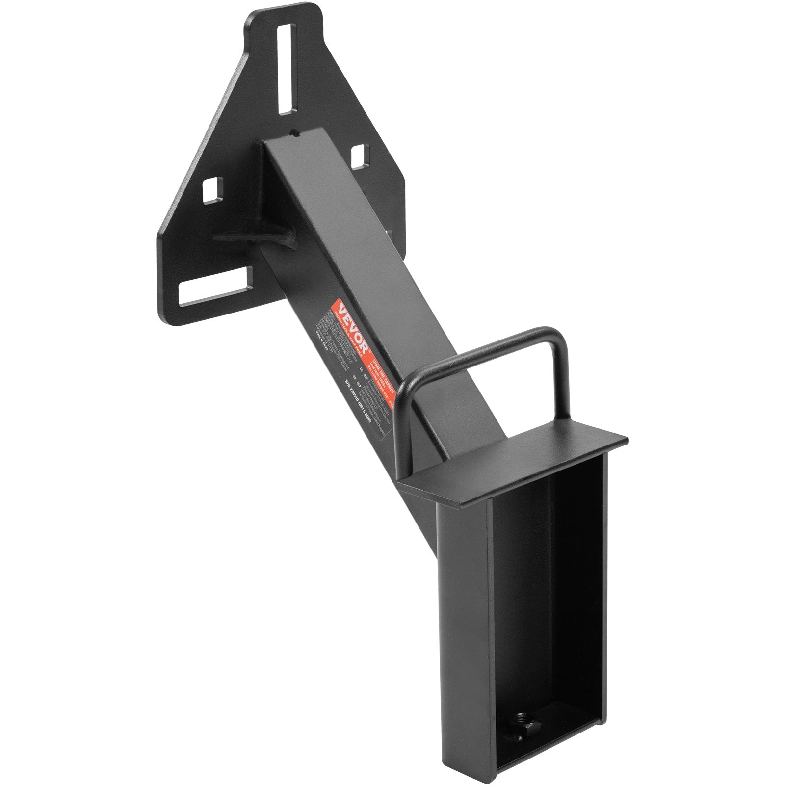 Bicycle Stands & Storage: VEVOR Spare Tire Carrier, Trailer Spare Tire Mount, 160 lbs Capacity, Utility Trailer Accessories Fits Most 4 & 5 & 6 & 8 Lugs Wheels on 4", 4.25", 4.5", 4.75", 5", 5.5", 6", 6.5" Bolt Patterns