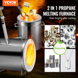BBQ Tools: VEVOR 12KG Propane Smelting Furnace Kit Melting Furnace Double Burners 2700℉