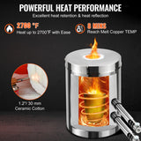 BBQ Tools: VEVOR 12KG Propane Smelting Furnace Kit Melting Furnace Double Burners 2700℉