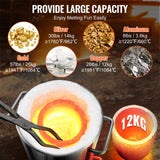 BBQ Tools: VEVOR 12KG Propane Smelting Furnace Kit Melting Furnace Double Burners 2700℉