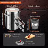 BBQ Tools: VEVOR 12KG Propane Smelting Furnace Kit Melting Furnace Double Burners 2700℉