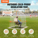 Tents: VEVOR Sports Tent Instant Tent Shelter Weather Proof 1 Person Clear Bubble Tent