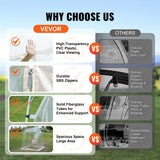 Tents: VEVOR Sports Tent Instant Tent Shelter Weather Proof 1 Person Clear Bubble Tent
