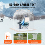 Tents: VEVOR Sports Tent Instant Tent Shelter Weather Proof 1 Person Clear Bubble Tent