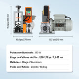 Mouse & Accessories: VEVOR Automatic Wire Stripping Machine, 0.06''-1.18'' Electric Motorized Cable Stripper, 180 W, 60 ft/min Wire Peeler with Visible Stripping Depth Reference, for Scrap Copper Recycling