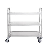 Cat Carriers & Crates: VEVOR 3-Tier Utility Cart Rolling Cart on Wheels 37.5"x20"x37.7" 450 LBS 6 Hooks