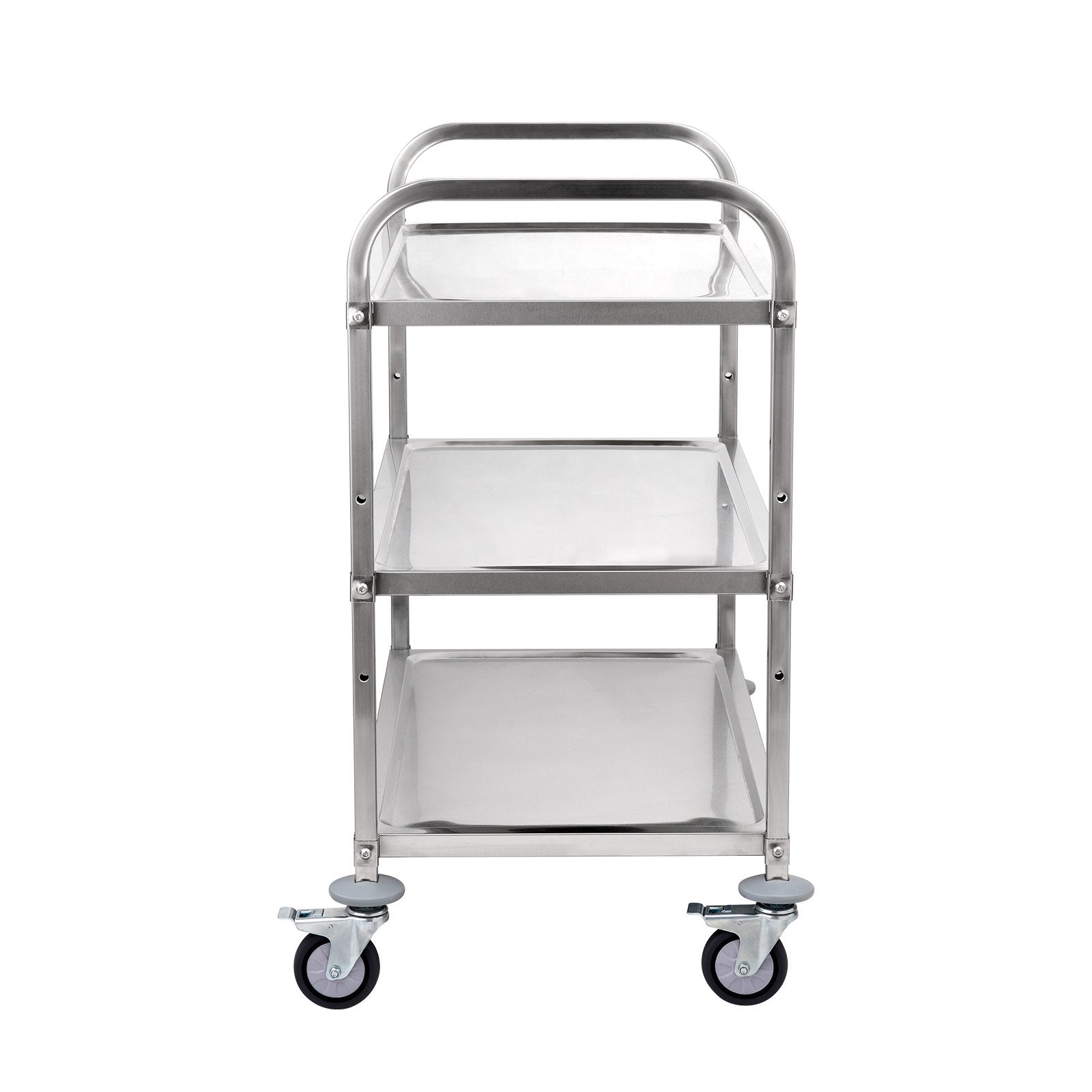 Cat Carriers & Crates: VEVOR 3-Tier Utility Cart Rolling Cart on Wheels 37.5"x20"x37.7" 450 LBS 6 Hooks