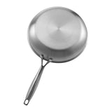 Food Warmers & Chafing Dishes: VEVOR Tri-Ply Stainless Steel Frying Pan, 3 Piece (240, 280, 320 mm), Cooking Skillet with Heat-Resistant Handle, Chef's Kitchen Cookware, Oven, Gas, Electric, Induction, Dishwasher Compatible, Silver
