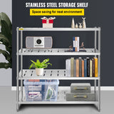 Kitchen & Bathroom DIY: VEVOR Garage Shelf Heavy Duty Shelving 4-Tier 150x45x155cm Stainless Steel