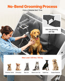 Pet Grooming Supplies: VEVOR 127 cm Dog Grooming Bath Tub Stainless Steel w Stairs Water Filter