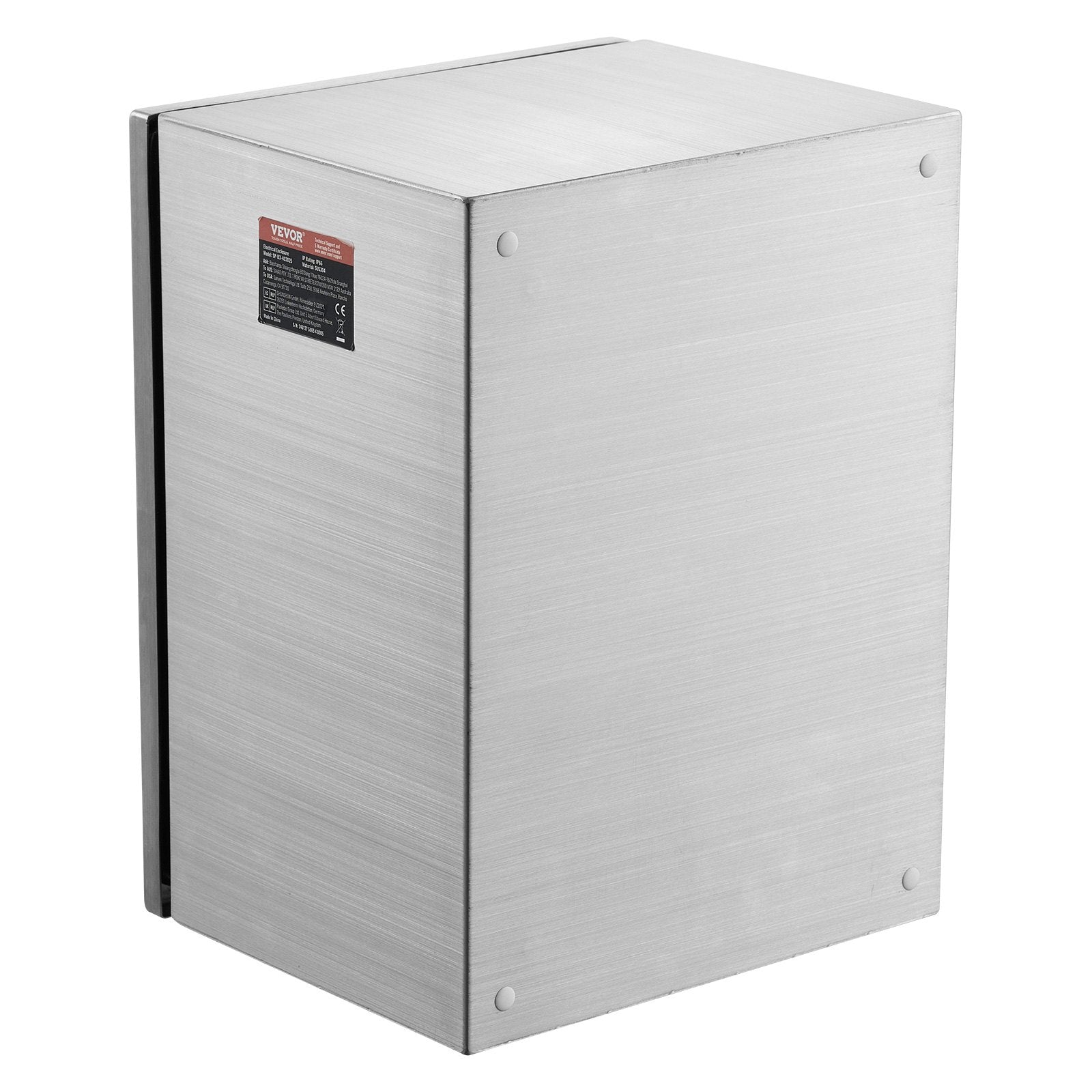 Automotive Repair & Speciality Tools: VEVOR Steel Electrical Box, 40x30x15 cm, 304 Stainless Steel Electrical Enclosure Box, Wall-Mounted Outdoor Electrical Electronic Equipment Enclosure with Mounting Plate Hinges Lock, IP66 Waterproof