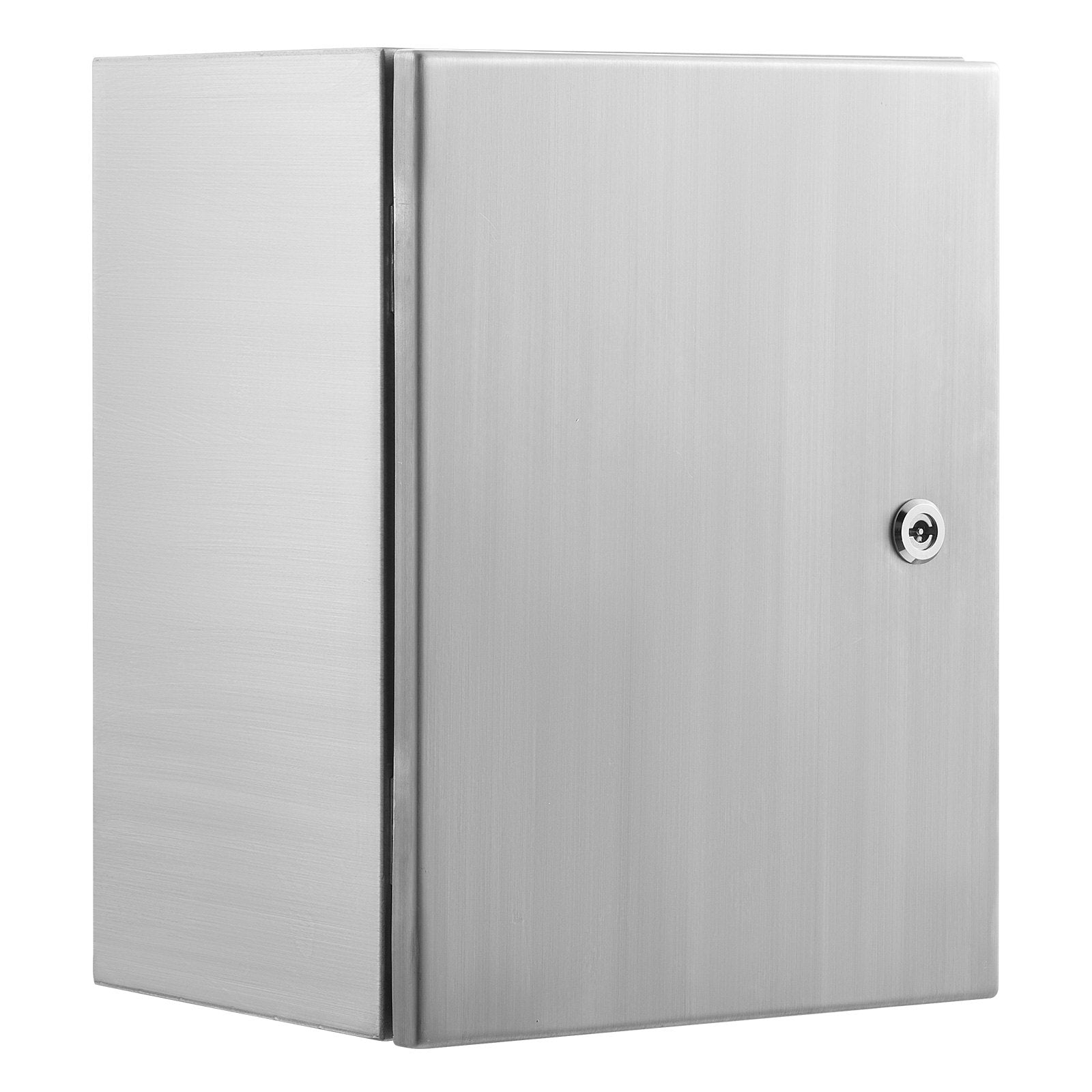Automotive Repair & Speciality Tools: VEVOR Steel Electrical Box, 50x40x20 cm, 304 Stainless Steel Electrical Enclosure Box, Wall-Mounted Outdoor Electrical Electronic Equipment Enclosure with Mounting Plate Hinges Lock, IP66 Waterproof