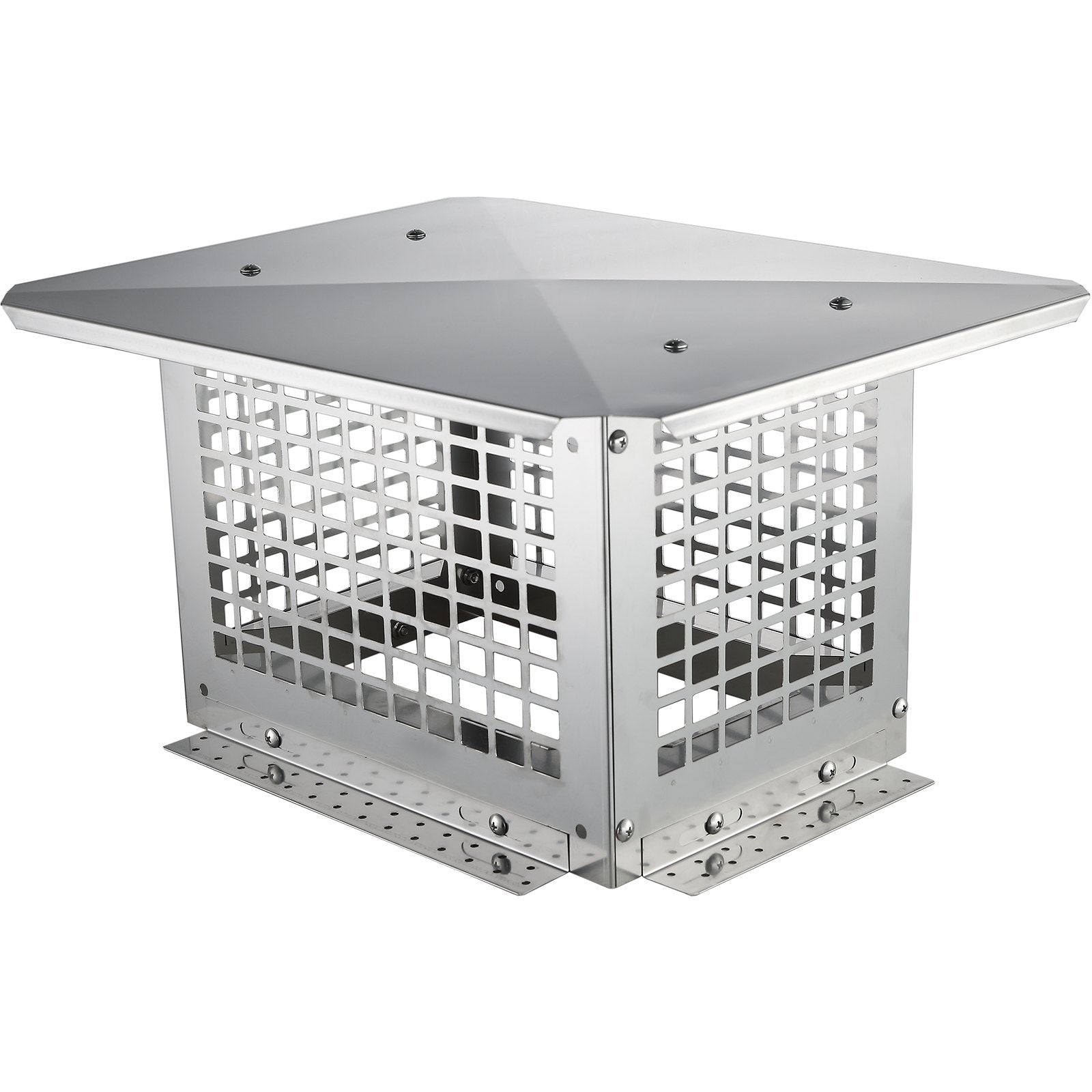 Fire Pits: VEVOR Chimney Cap 13” x 9” 304Stainless Steel Fireplace Flue Caps Cover Mesh