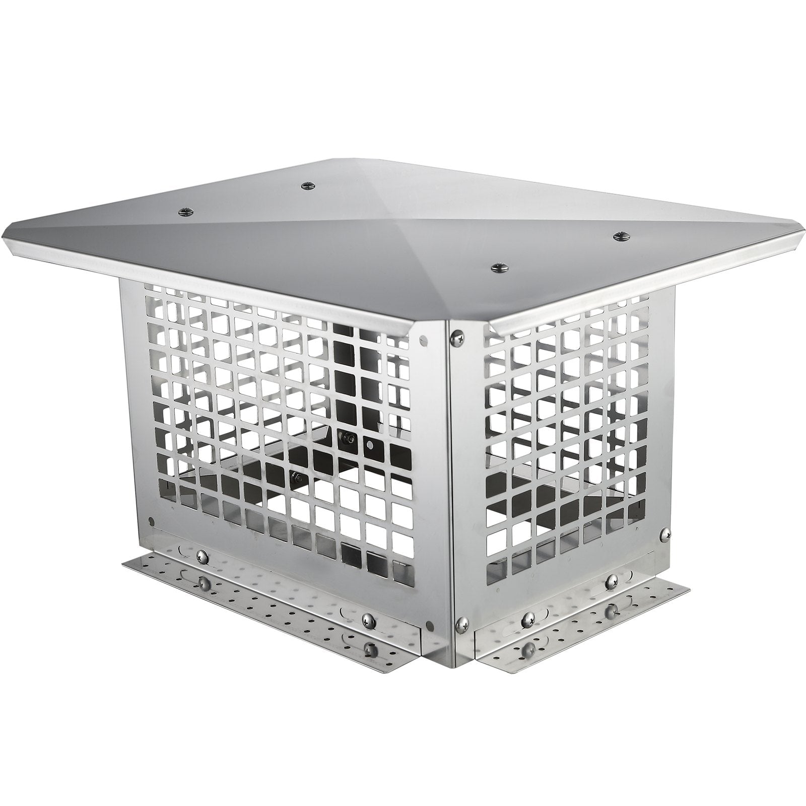 Fire Pits: VEVOR Chimney Cap 13” x 9” 304Stainless Steel Fireplace Flue Caps Cover Mesh