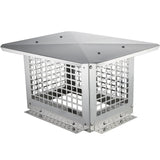 Fire Pits: VEVOR Chimney Cap 13” x 9” 304Stainless Steel Fireplace Flue Caps Cover Mesh