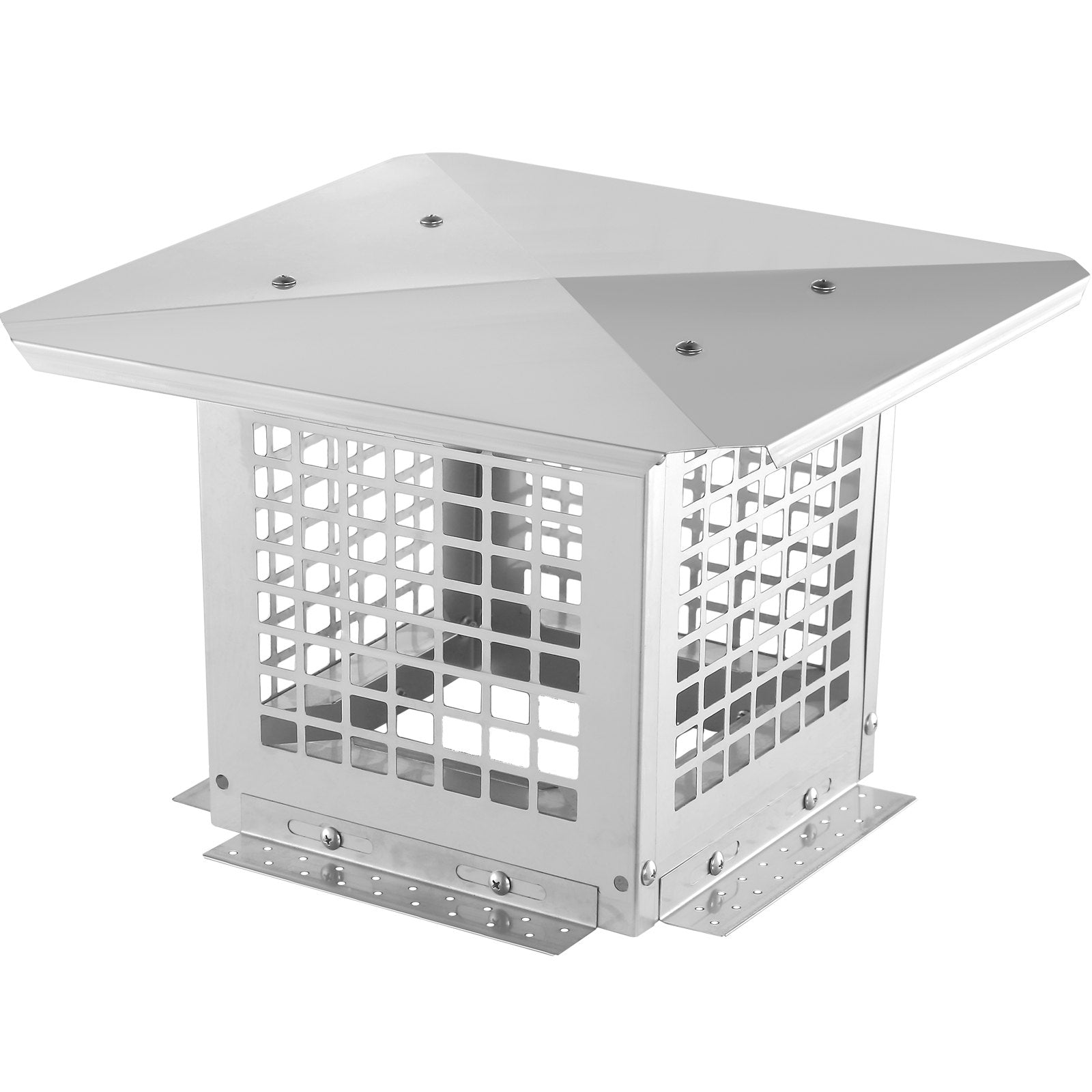 Swimming Pools: VEVOR Chimney Cap 9” x 9” 304Stainless Steel Fireplace Flue Caps Cover Mesh