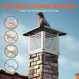 Swimming Pools: VEVOR Chimney Cap 9” x 9” 304Stainless Steel Fireplace Flue Caps Cover Mesh