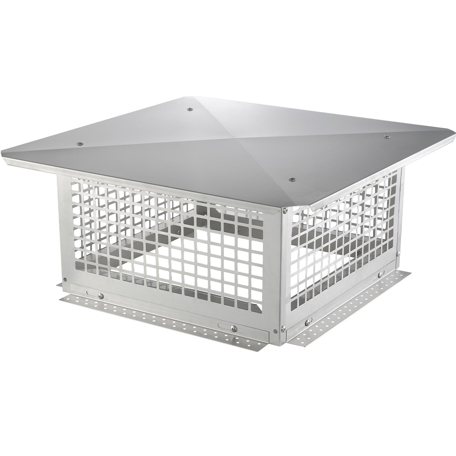 Swimming Pools: VEVOR Chimney Cap 17” x 17” 304Stainless Steel Fireplace Flue Caps Cover Mesh