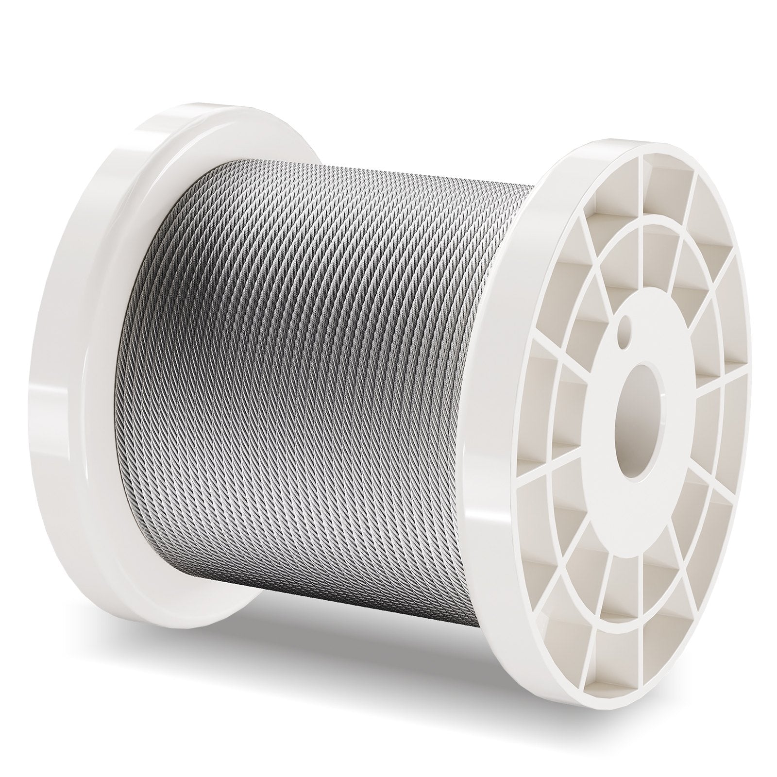 Self Care Hampers: VEVOR Wire Rope Kit, 1.59 mm 100.6 m 304 Stainless Steel Cable with 80 Sleeves and 20 Thimbles, 2KN Breaking Strength, 7 x 7 Strands Marine Aircraft Grade for Handrail Stair Decking Fence Outdoors