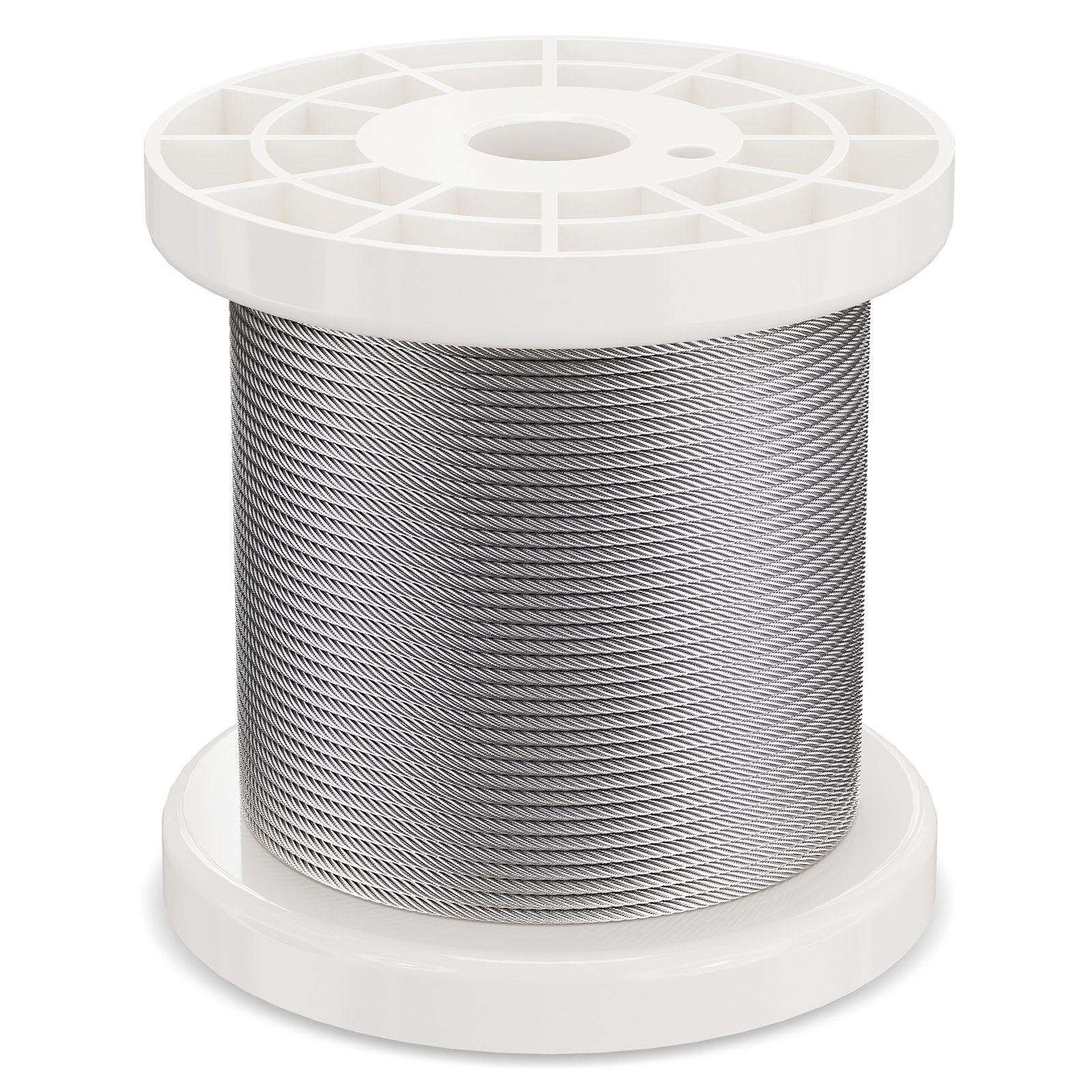 Self Care Hampers: VEVOR Wire Rope Kit, 1.59 mm 100.6 m 304 Stainless Steel Cable with 80 Sleeves and 20 Thimbles, 2KN Breaking Strength, 7 x 7 Strands Marine Aircraft Grade for Handrail Stair Decking Fence Outdoors