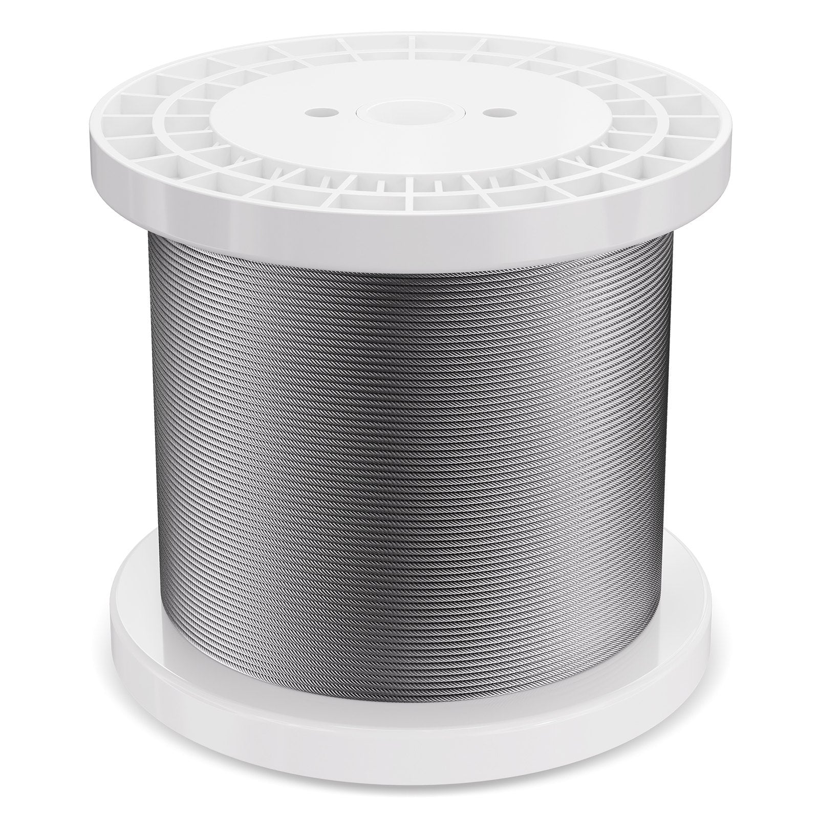 Self Care Hampers: VEVOR Wire Rope Kit, 3.18 mm 305 m 316 Stainless Steel Cable with Cutter and Gloves, 7.1KN Breaking Strength, 7x7 Strands Construction Marine Aircraft Grade for Handrail Stair Decking Fence Outdoors