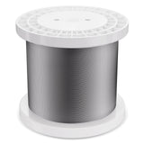 Self Care Hampers: VEVOR Wire Rope Kit, 3.18 mm 305 m 316 Stainless Steel Cable with Cutter and Gloves, 7.1KN Breaking Strength, 7x7 Strands Construction Marine Aircraft Grade for Handrail Stair Decking Fence Outdoors