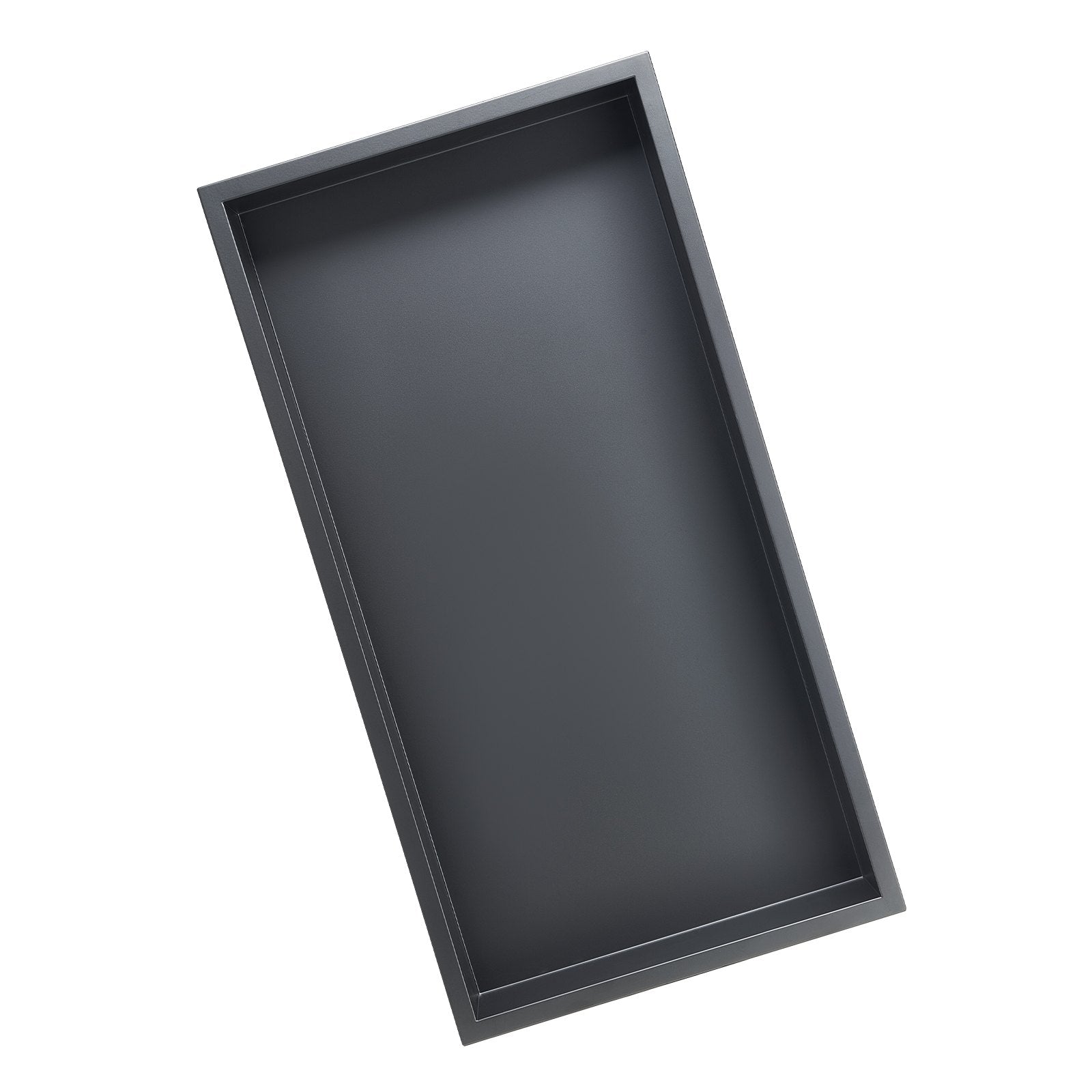 Bathroom Cabinets, Cupboards & Storage: VEVOR Shower Niche, 33.0 x 63.5 x 10.2 cm Recessed Wall Niche, Heavy-duty Stainless Steel Modern Soap & Shampoo Storage Organizer, Sealed Waterproof, Durable & Easy to Install, Black for Bathroom