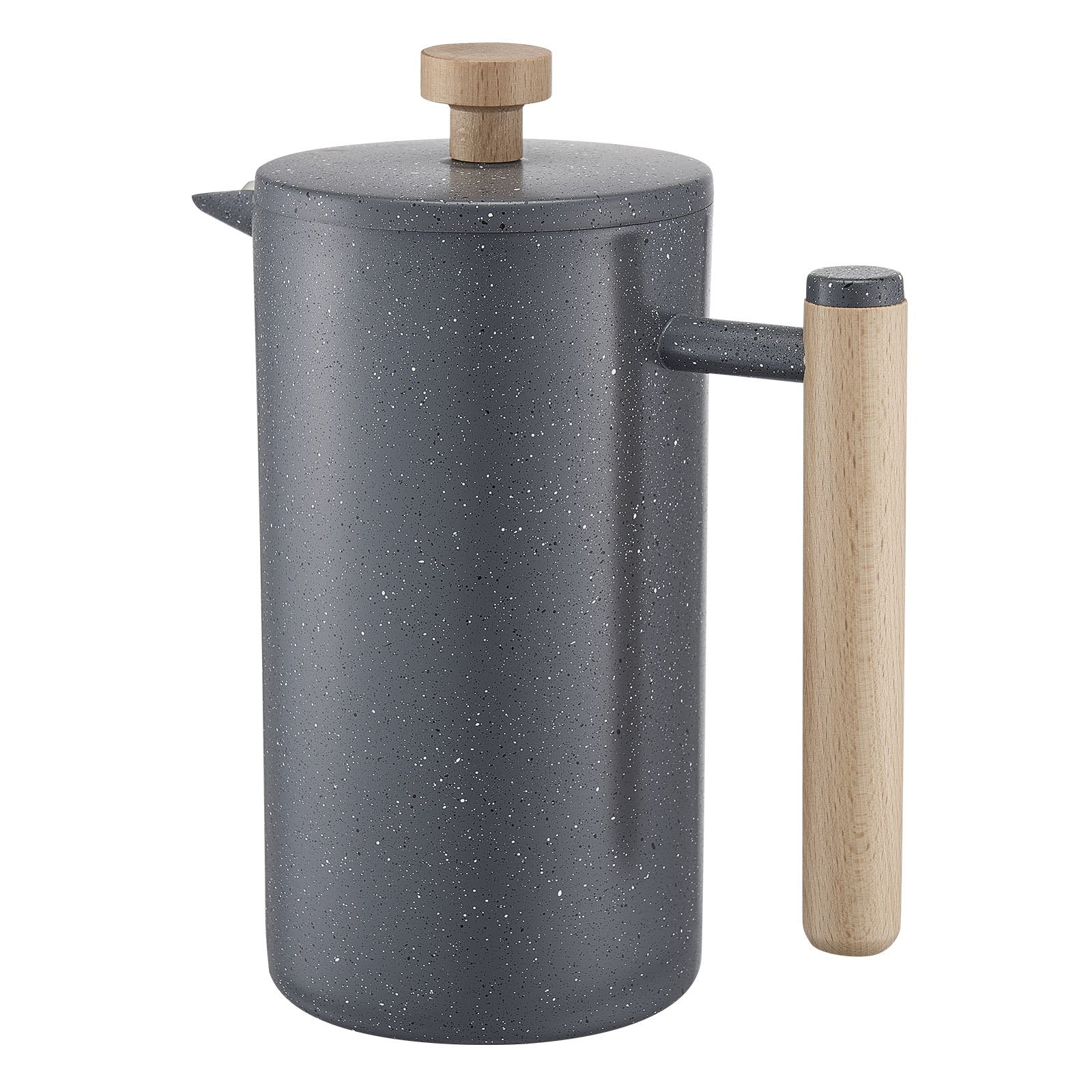 Distilling & Brewing: VEVOR French Press Coffee Maker, 1 Liter Stainless Steel Coffee Press Tea Maker with Filter, Large Double Wall Insulated French Presses Cold Brew for Camping Travel Home Kitchen, Black
