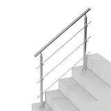 Outdoor Dining Sets: VEVOR 47.2in Handrails for Outdoor Steps 3 Crossbars Staircase for Porch Deck