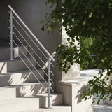 Traffic Control & Parking Tools: VEVOR 59in Handrails for Outdoor Steps 5 Crossbars Staircase for Porch Deck