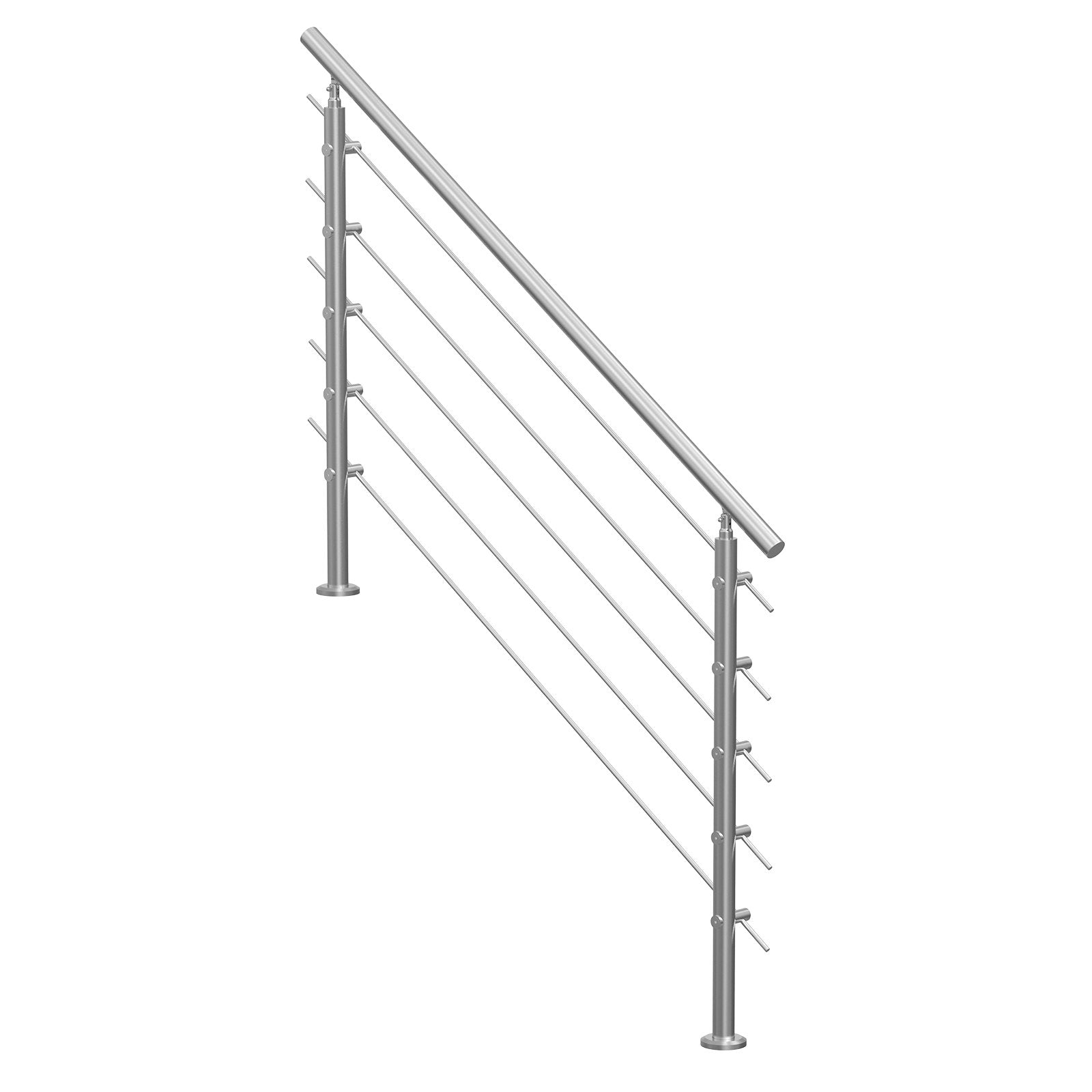 Traffic Control & Parking Tools: VEVOR 59in Handrails for Outdoor Steps 5 Crossbars Staircase for Porch Deck