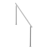 Door Hardware: VEVOR Handrails for Outdoor Steps, 70.9 in/ 180cm Length Stair Hand Rail Kit, Transitional Stainless Steel Railings with Installation Kit, Double-column Staircase Handrails for Seniors,Porch & Deck