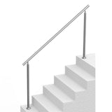 Door Hardware: VEVOR Handrails for Outdoor Steps, 70.9 in/ 180cm Length Stair Hand Rail Kit, Transitional Stainless Steel Railings with Installation Kit, Double-column Staircase Handrails for Seniors,Porch & Deck