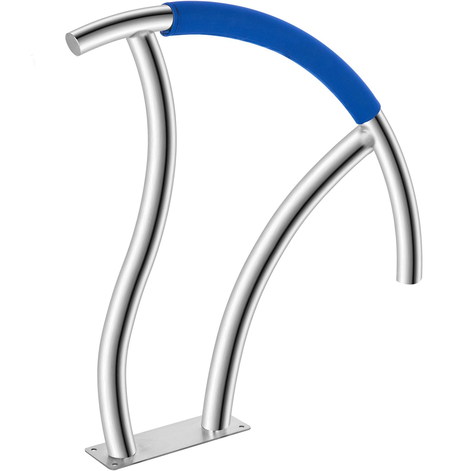 Swimming Pools: VEVOR Pool Handrail, 30" x 30" Swimming Pool Stair Rail, 2 PCs Stainless Steel Stair Pool Hand Rail Rated 375lbs Load Capacity, Pool Rail with Quick Mount Base Plate, and Complete Mounting Accessories