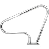 Swimming Pools: VEVOR Pool Rail 39x32 Pool Railing 304 Stainless Steel 250LBS Load Capacity Silver Rustproof Pool Handrail Humanized Swimming Pool Handrail with Blue Grip Cover & M8 Drill Bit & Self-Taping Screws