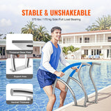 Pool Toys & Inflatables: VEVOR Pool Handrail 2 PCS 30x30in Stainless Steel with Base Plate for Spas
