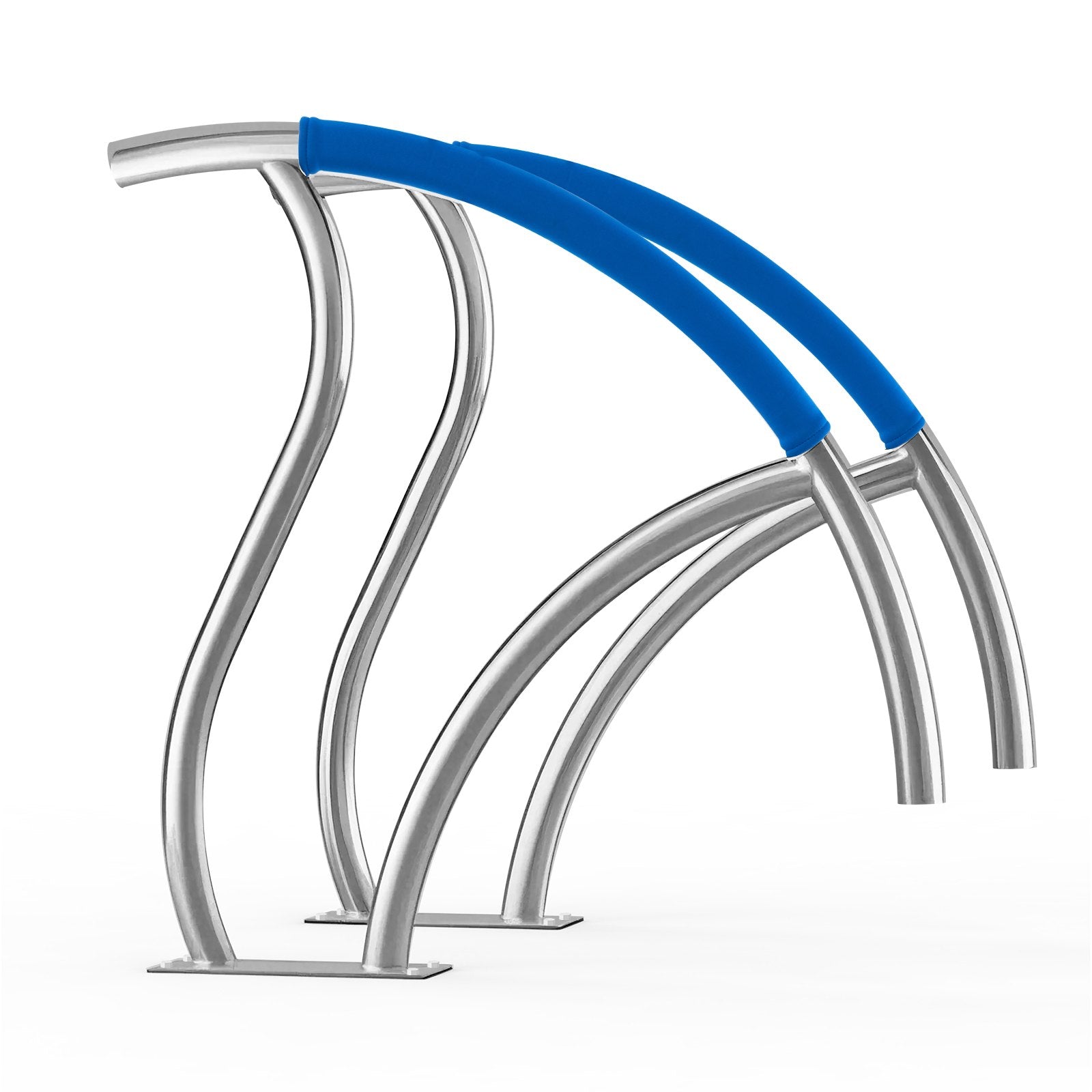 Pool Toys & Inflatables: VEVOR Pool Handrail 2 PCS 30x30in Stainless Steel with Base Plate for Spas