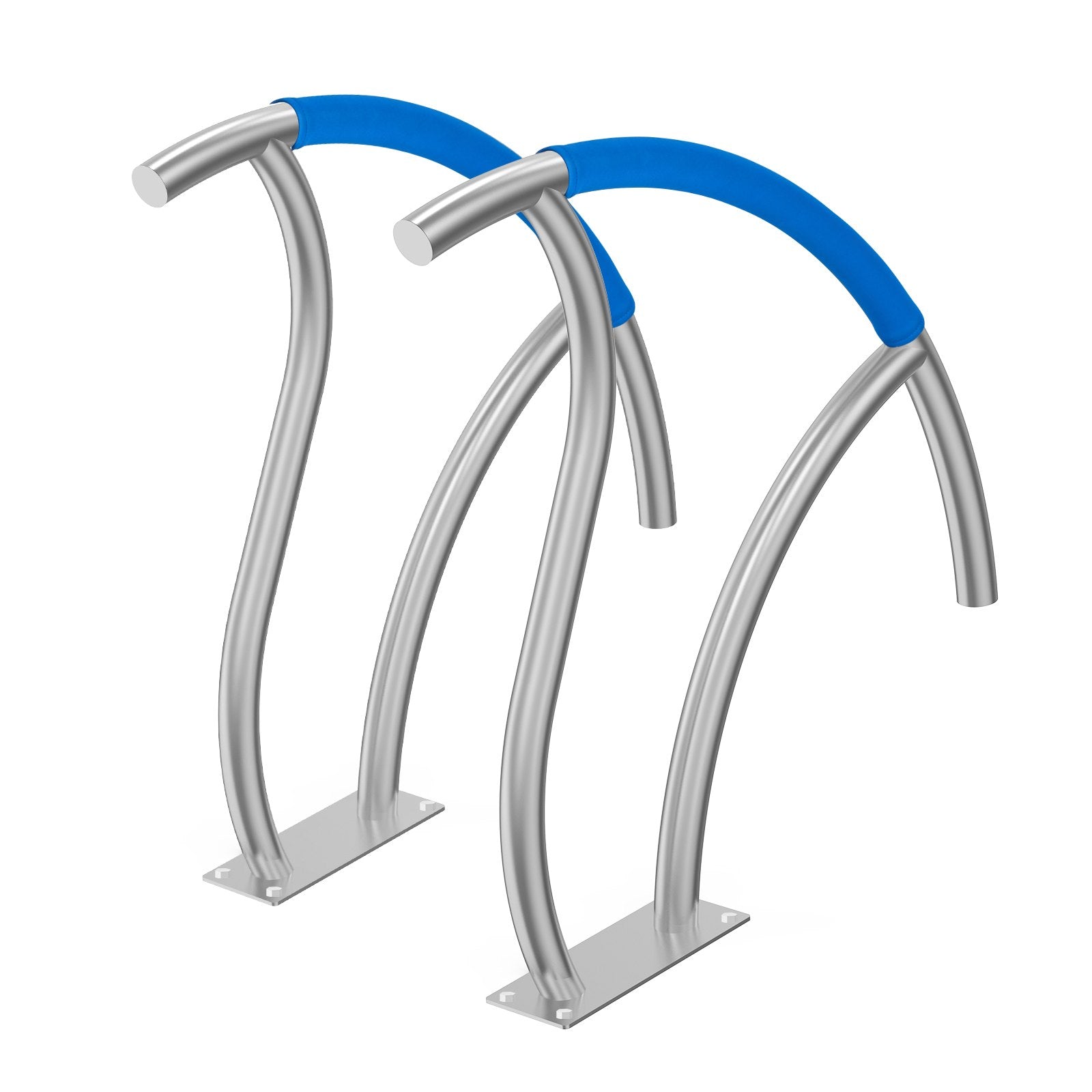 Pool Toys & Inflatables: VEVOR Pool Handrail 2 PCS 30x30in Stainless Steel with Base Plate for Spas