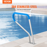 Fire Pits: VEVOR Pool Handrail 39 x 32 inch Stainless Steel with Base Plate for Spas