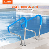 Building Toys: VEVOR Pool Handrail 2 PCS 48x36in Stainless Steel with Base Plate for Spas