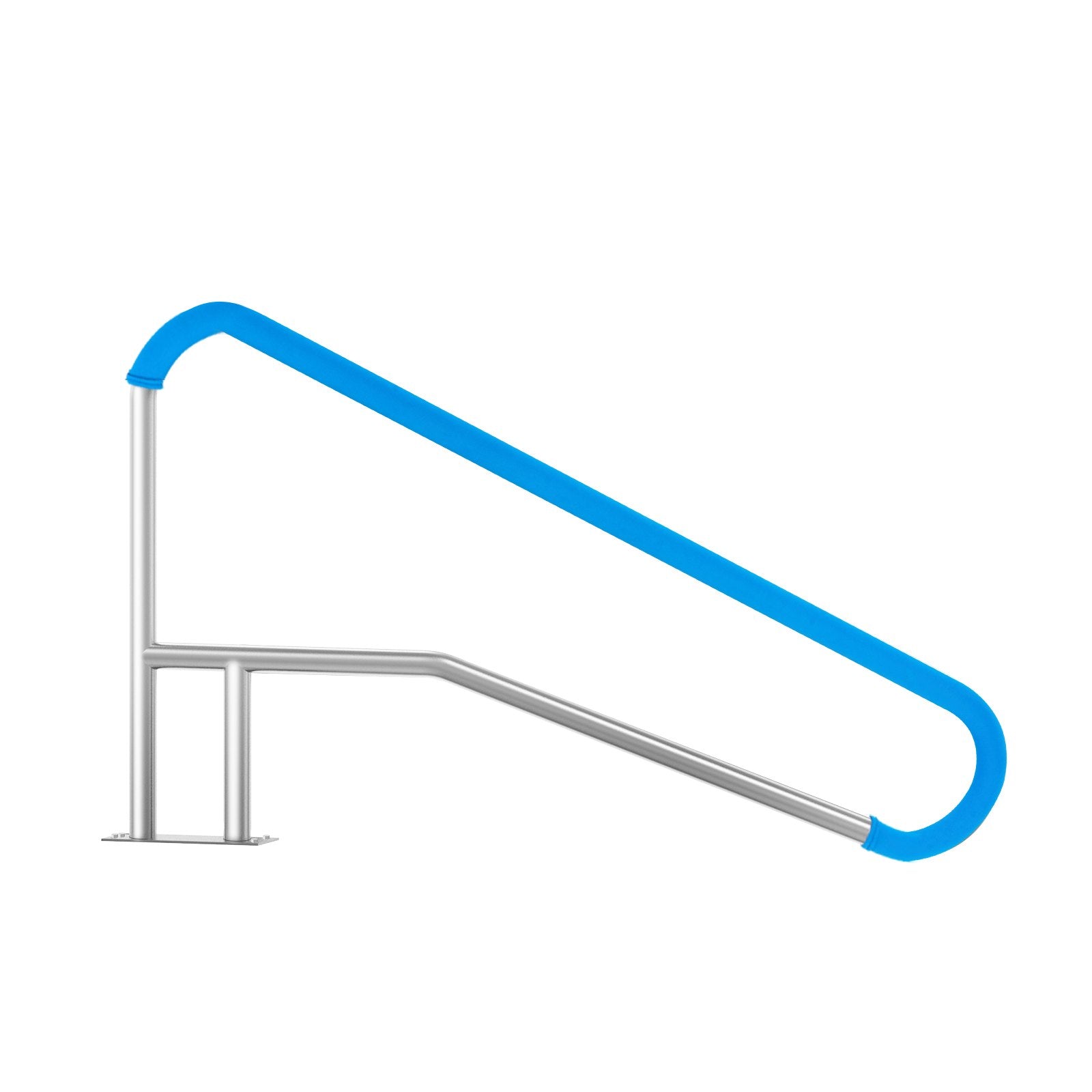 Fire Pits: VEVOR Pool Handrail 55 x 32 inch Stainless Steel with Base Plate for Spas