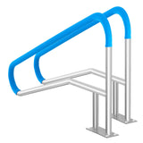 Beds & Bed Frames: VEVOR Pool Handrail 2 PCS 55 x 32 inch Stainless Steel with Base Plate for Spas