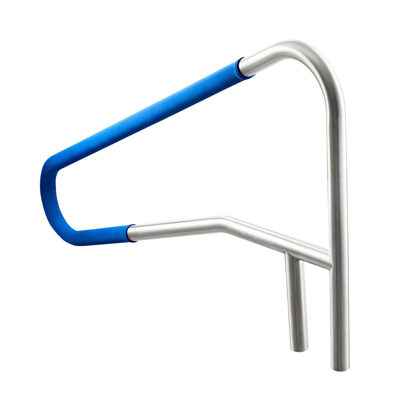 Swimming Pools: VEVOR Pool Rail, 137.1 x 81.3 cm Pool Handrail, 100kg Load Capacity Heavy Duty 304 Stainless Steel Swimming Handrail, Detachable Nonslip Sleeve, Recessed or Base Mount, for Poolside, Water Parks