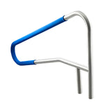 Swimming Pools: VEVOR Pool Rail, 137.1 x 81.3 cm Pool Handrail, 100kg Load Capacity Heavy Duty 304 Stainless Steel Swimming Handrail, Detachable Nonslip Sleeve, Recessed or Base Mount, for Poolside, Water Parks