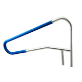 Swimming Pools: VEVOR Pool Rail, 137.1 x 81.3 cm Pool Handrail, 100kg Load Capacity Heavy Duty 304 Stainless Steel Swimming Handrail, Detachable Nonslip Sleeve, Recessed or Base Mount, for Poolside, Water Parks