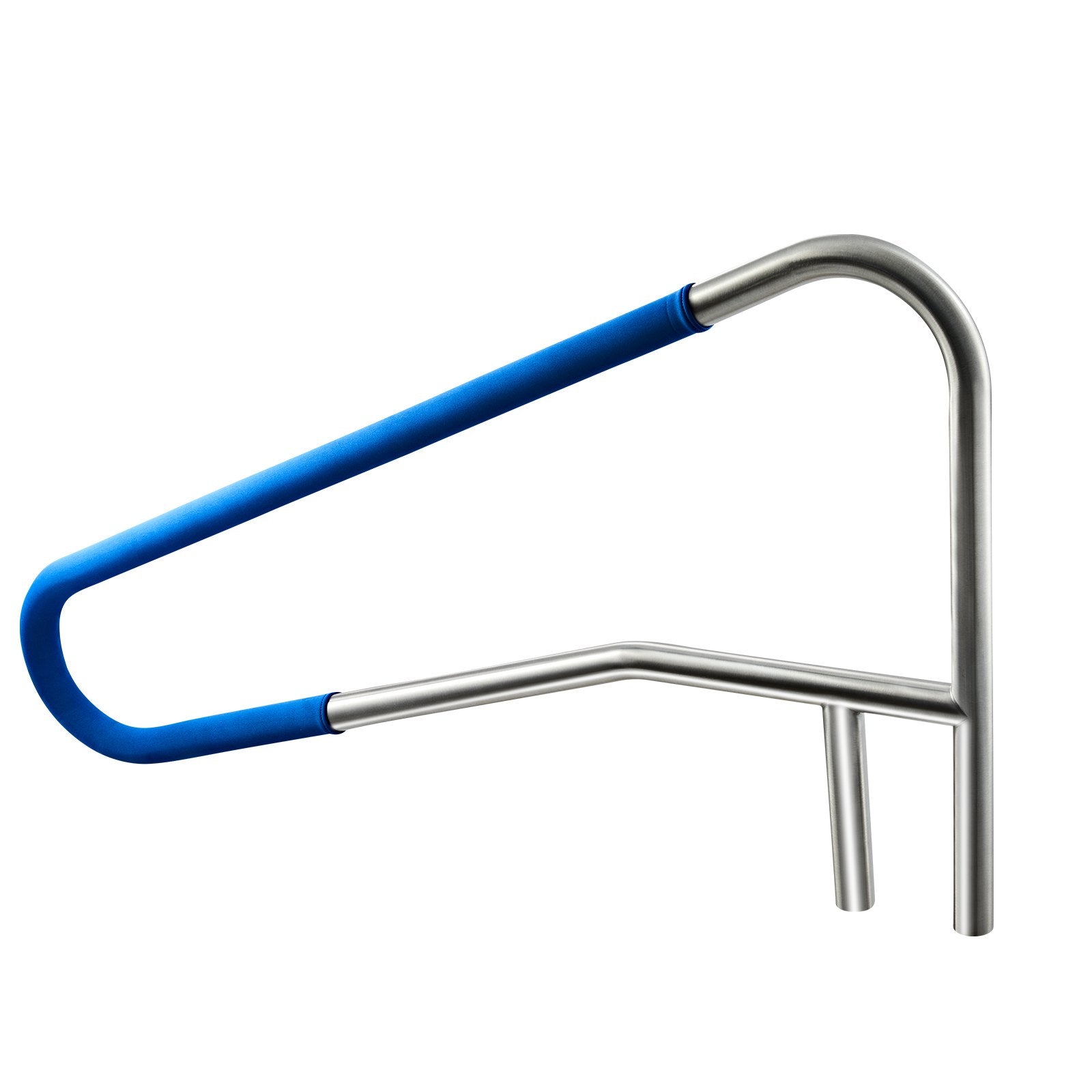 Swimming Pools: VEVOR Pool Rail, 137.1 x 81.3 cm Pool Handrail, 100kg Load Capacity Heavy Duty 304 Stainless Steel Swimming Handrail, Detachable Nonslip Sleeve, Recessed or Base Mount, for Poolside, Water Parks