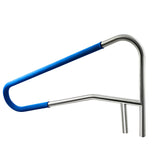 Swimming Pools: VEVOR Pool Rail, 137.1 x 81.3 cm Pool Handrail, 100kg Load Capacity Heavy Duty 304 Stainless Steel Swimming Handrail, Detachable Nonslip Sleeve, Recessed or Base Mount, for Poolside, Water Parks