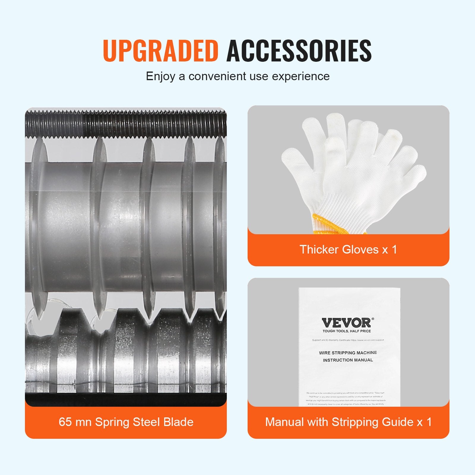 Power & Electrical Supplies: VEVOR Electric Wire Stripping Machine Copper Cable Stripper 1.5-25 mm 60 W