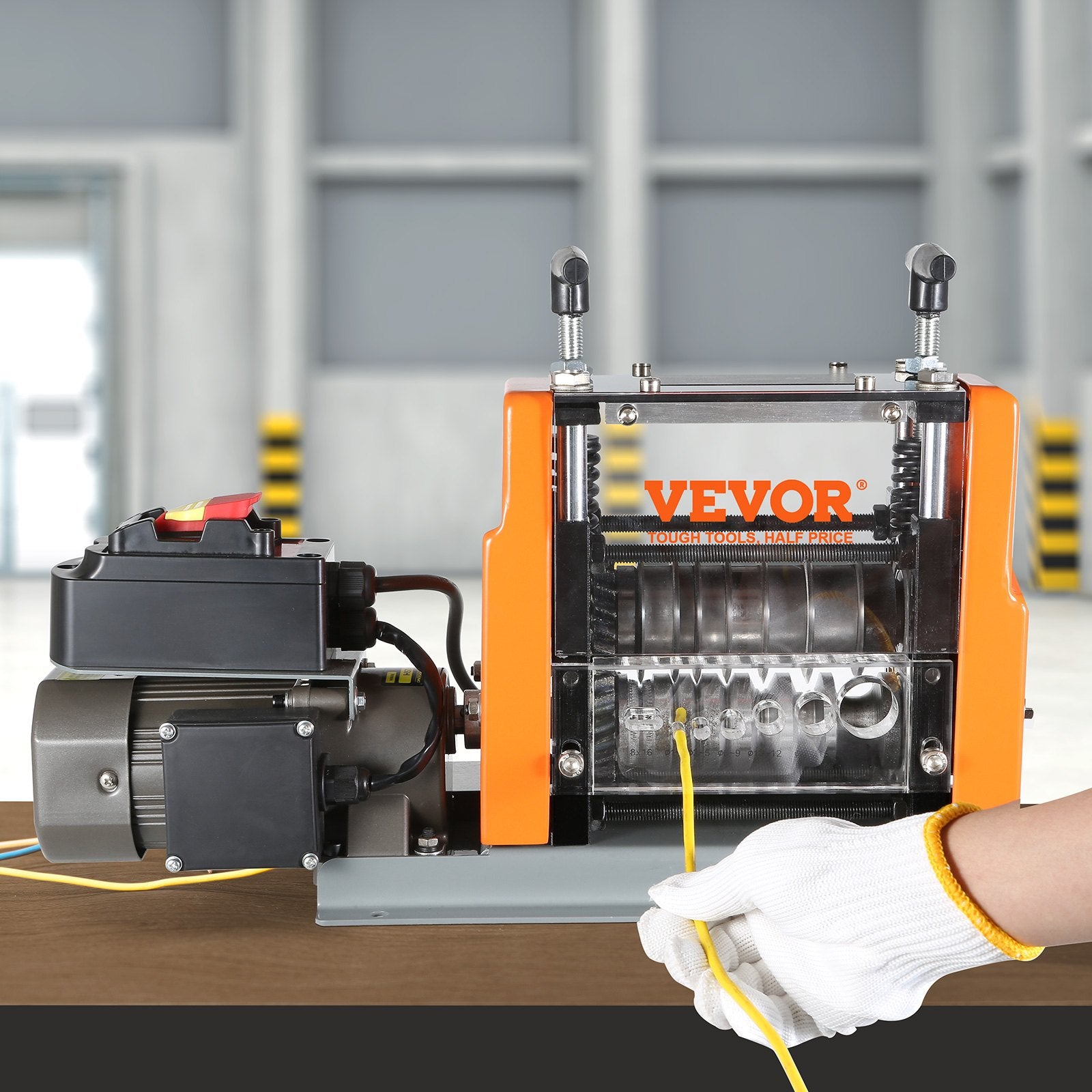 Power & Electrical Supplies: VEVOR Electric Wire Stripping Machine Copper Cable Stripper 1.5-25 mm 60 W