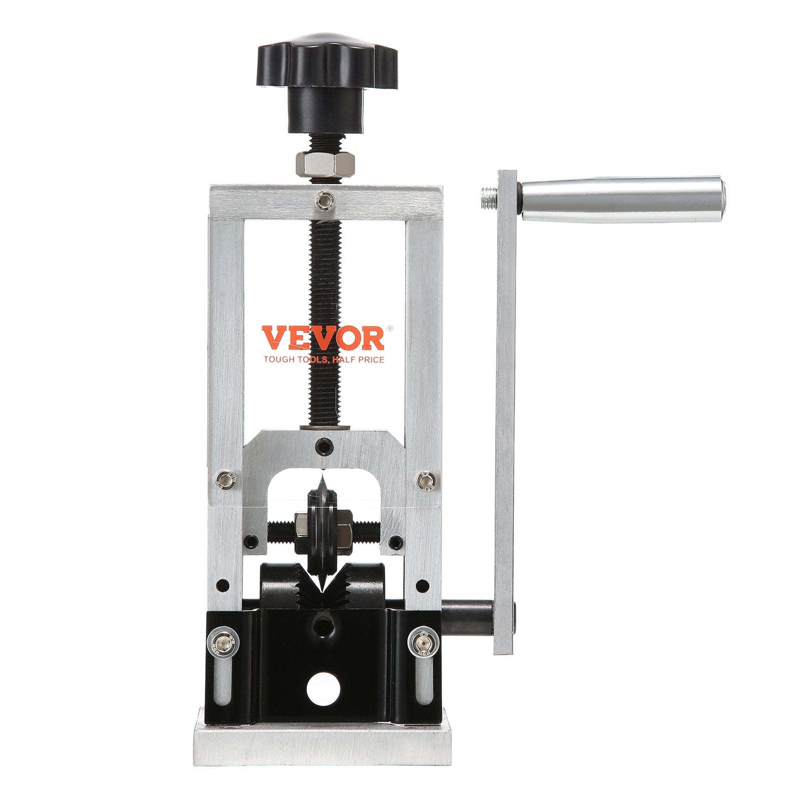 Building Materials: VEVOR Manual Wire Stripping Machine, 0.06''-0.98'' Copper Stripper with Hand Crank or Drill Powered, Visible Stripping Depth Reference, Portable Aluminum Frame Wire Peeler for Scrap Copper Recycling